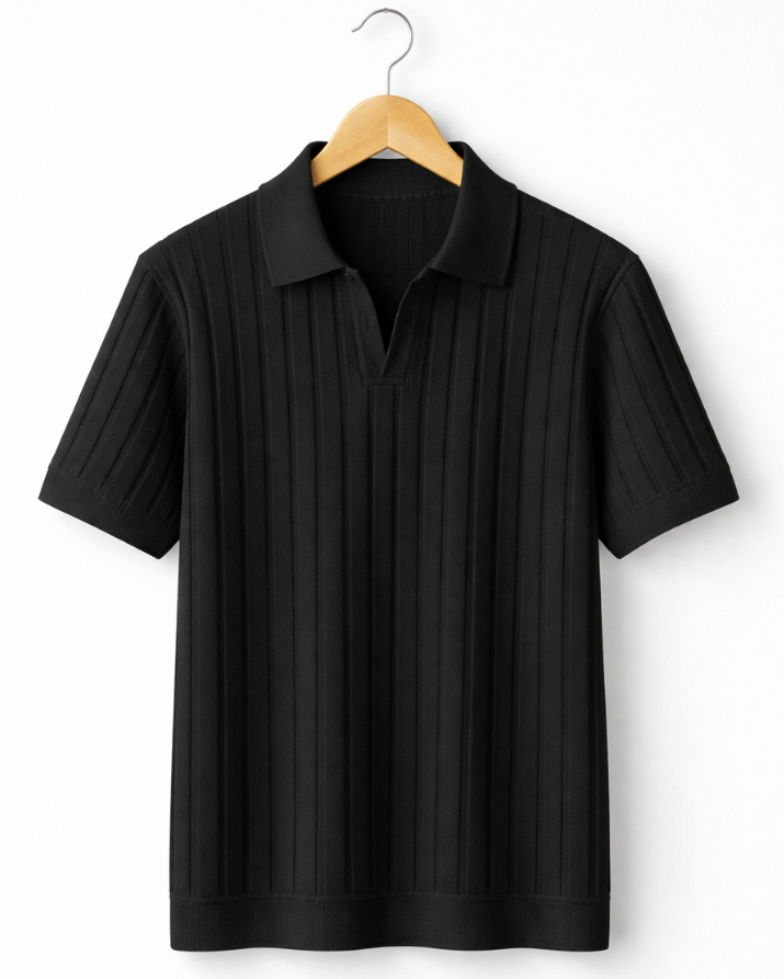 Textured Polo Shirt