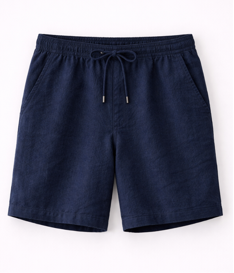Shorts de Linho Casual