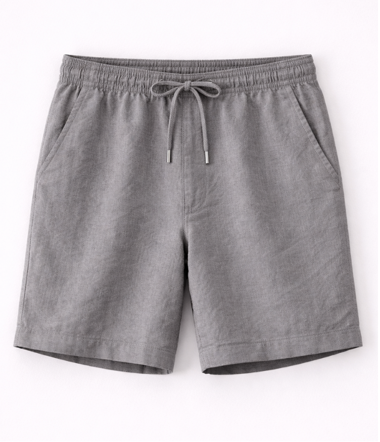 Shorts de Linho Casual