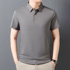 Textured Italian Polo Shirt