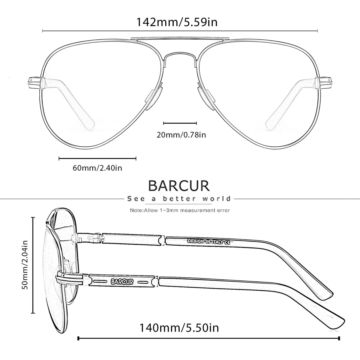 Óculos Aviador Amalfi