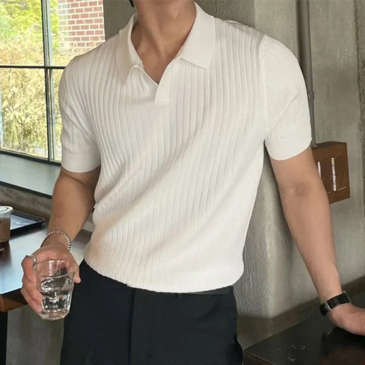 Textured Polo Shirt